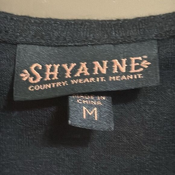 Shyanne Womens Black Sleeveless Top Size M - Picture 3 of 5